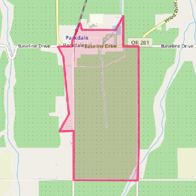 Map of Parkdale