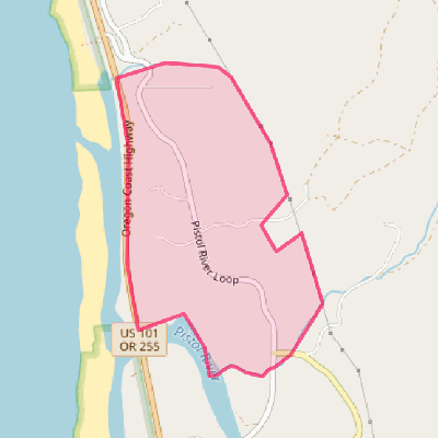 Map of Pistol River