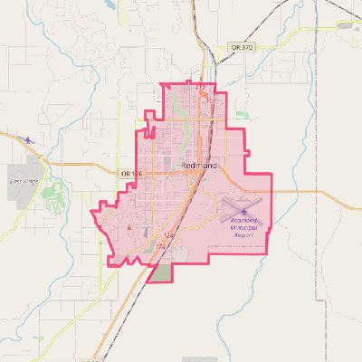 Map of Redmond