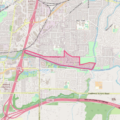 Map of Rivergrove