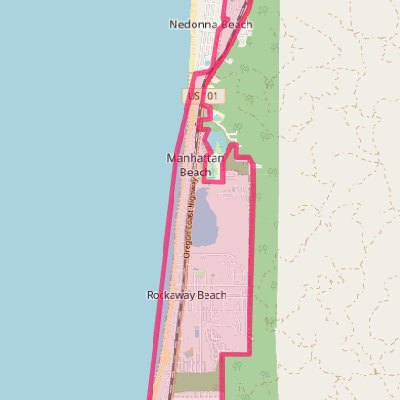 Map of Rockaway Beach