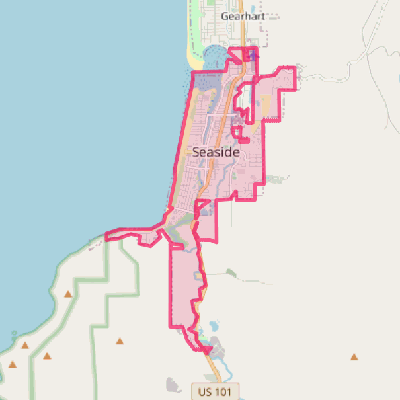 Map of Seaside