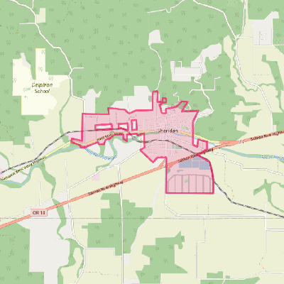 Map of Sheridan