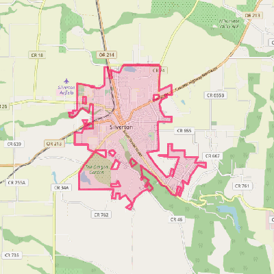 Map of Silverton