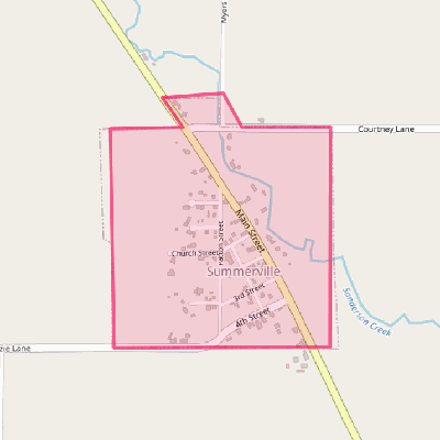 Map of Summerville