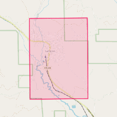 Map of Sumpter