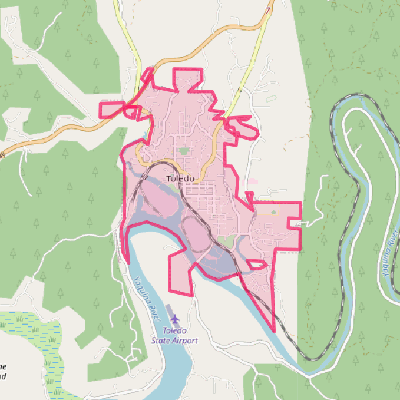 Map of Toledo