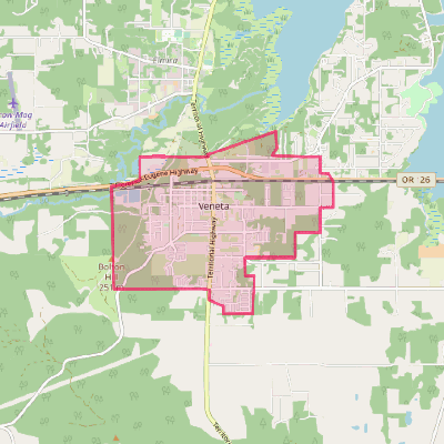 Map of Veneta