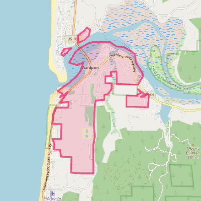 Map of Waldport