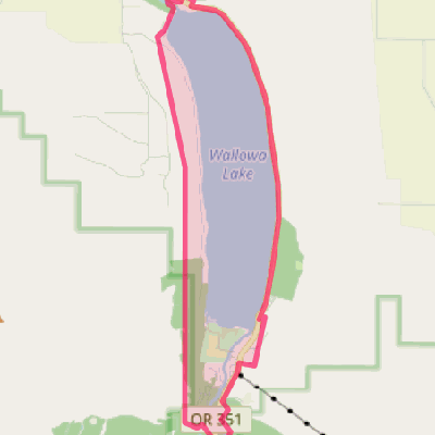 Map of Wallowa Lake