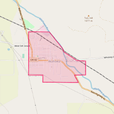 Map of Wallowa