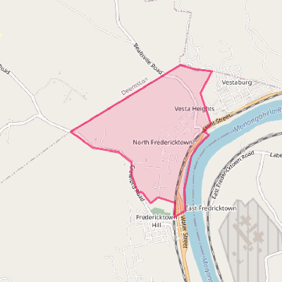 Map of Aaronsburg