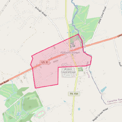 Map of Abbottstown