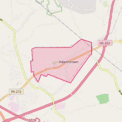 Map of Adamstown