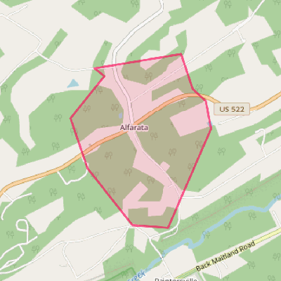 Map of Alfarata