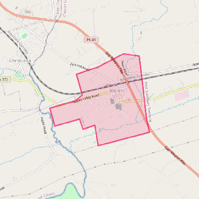 Map of Atglen