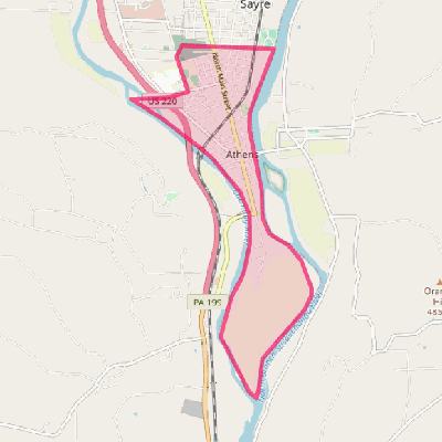 Map of Athens