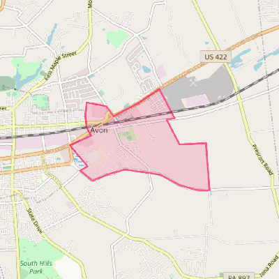 Map of Avon