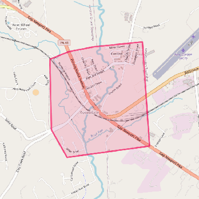 Map of Avondale