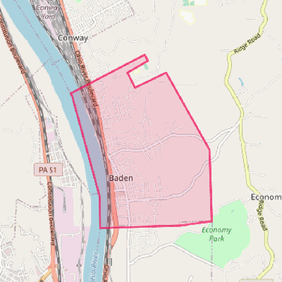 Map of Baden