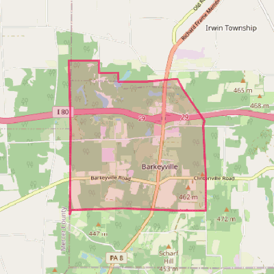 Map of Barkeyville