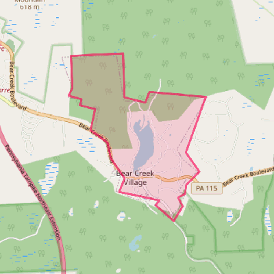 Map of Bear Creek Village