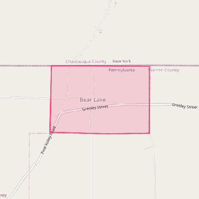 Map of Bear Lake