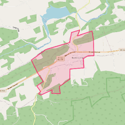 Map of Beaver Springs