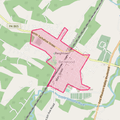 Map of Bellwood