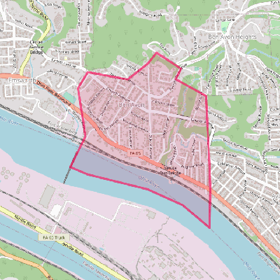 Map of Ben Avon