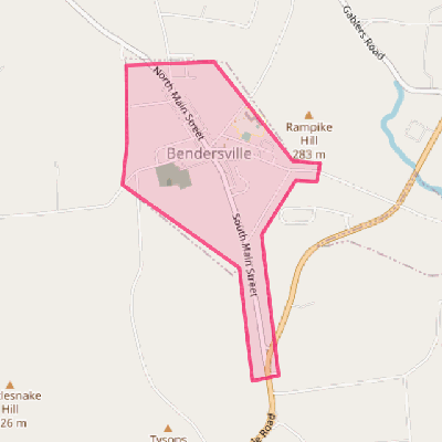 Map of Bendersville