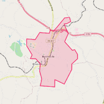 Map of Bentleyville