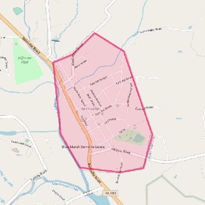 Map of Bernville