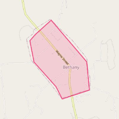 Map of Bethany