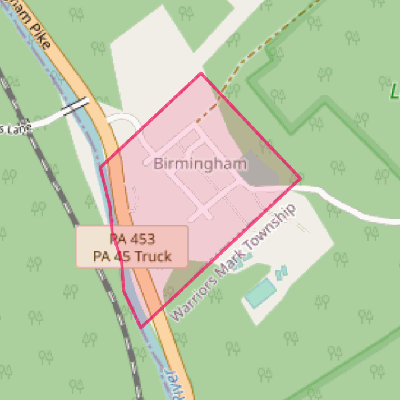 Map of Birmingham