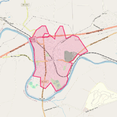 Map of Blairsville