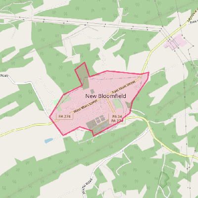 Map of Bloomfield