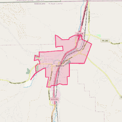 Map of Bradford