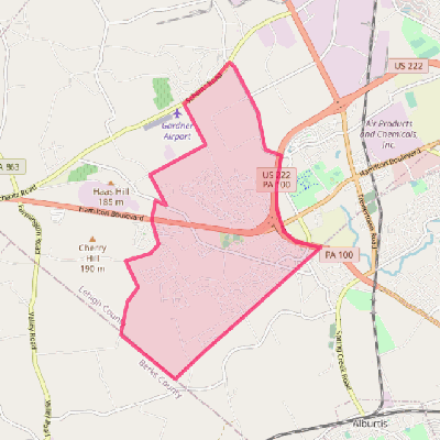 Map of Breinigsville