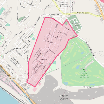 Map of Bressler