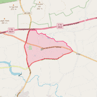 Map of Brickerville