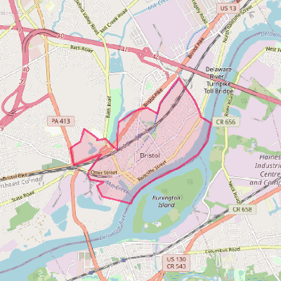 Map of Bristol