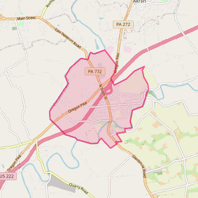 Map of Brownstown