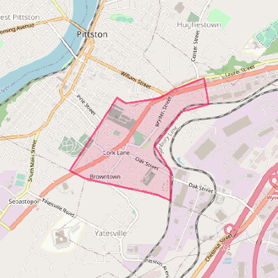 Map of Browntown