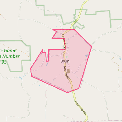 Map of Bruin