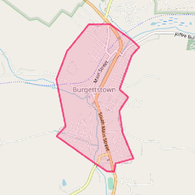 Map of Burgettstown