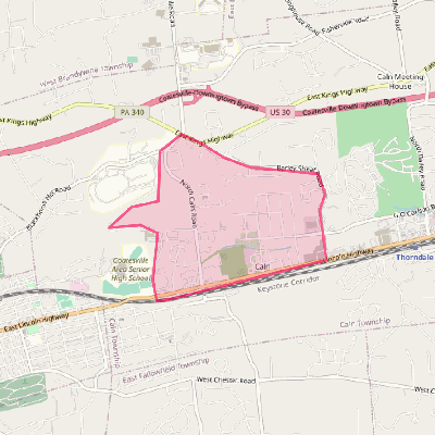 Map of Caln