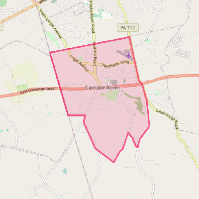 Map of Campbelltown