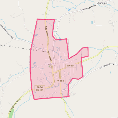 Map of Canton