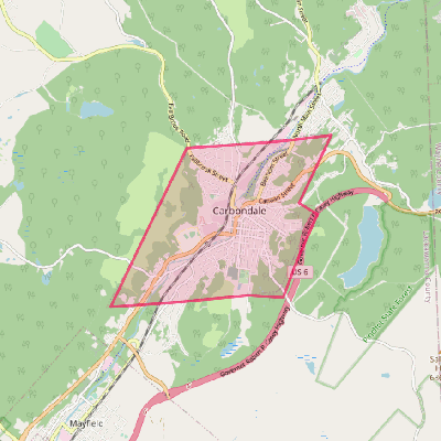 Map of Carbondale